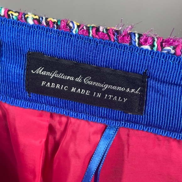 NEW J Crew Skirt Womens 14 pink purple tweed woven pencil preppy colorful italy - Picture 5 of 12